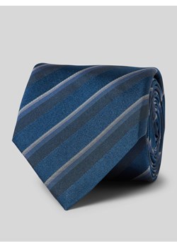 Krawat jedwabny ze szlufką ze sklepu Peek&Cloppenburg  w kategorii Krawaty - zdjęcie 174549275