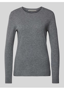 Sweter z kaszmiru z okrągłym dekoltem ze sklepu Peek&Cloppenburg  w kategorii Swetry damskie - zdjęcie 174549379