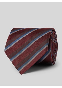 Krawat jedwabny ze szlufką ze sklepu Peek&Cloppenburg  w kategorii Krawaty - zdjęcie 174549398