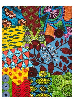 Trendy Kitchen by EXCÉLSA Ściereczka &quot;Afrika&quot; ze wzorem do naczyń - 70 x 50 cm ze sklepu Limango Polska w kategorii Ścierki kuchenne - zdjęcie 174549646
