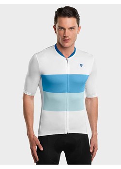 Siroko Koszulka kolarska &quot;M3 Oberalp&quot; w kolorze niebiesko-białym ze sklepu Limango Polska w kategorii T-shirty męskie - zdjęcie 174550209