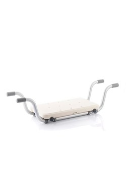 InnovaGoods Antypoślizgowe siedzisko kąpielowe 2w1 w kolorze białym - 74 x 29 x 21 cm ze sklepu Limango Polska w kategorii Akcesoria łazienkowe - zdjęcie 174550569