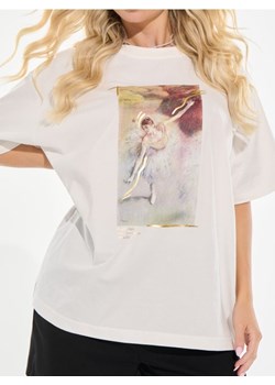 Sinsay - Koszulka - kremowy ze sklepu Sinsay w kategorii Bluzki damskie - zdjęcie 174552089