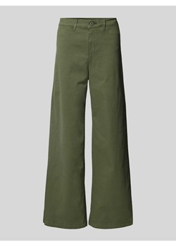 Chinosy z szeroką nogawką i wpuszczanymi kieszeniami model ‘VINTAGE’ ze sklepu Peek&Cloppenburg  w kategorii Spodnie damskie - zdjęcie 174553499