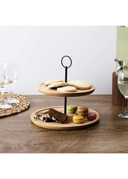 Make a Wish Etażerka w kolorze brązowym - wys. 20 cm ze sklepu Limango Polska w kategorii Misy i tace dekoracyjne - zdjęcie 174555156