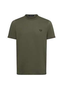 Fred Perry T-shirt męski Mężczyźni Bawełna khaki marmurkowy ze sklepu vangraaf w kategorii T-shirty męskie - zdjęcie 174555728