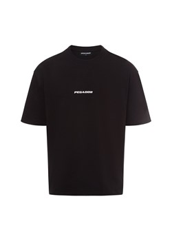 PEGADOR Koszulka męska - Colne Mężczyźni Bawełna czarny nadruk ze sklepu vangraaf w kategorii T-shirty męskie - zdjęcie 174555749