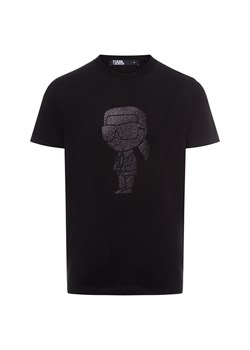 KARL LAGERFELD Koszulka męska Mężczyźni Bawełna czarny nadruk ze sklepu vangraaf w kategorii T-shirty męskie - zdjęcie 174555996