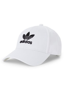 adidas Originals Czapka damska Kobiety Bawełna biały jednolity ze sklepu vangraaf w kategorii Czapki z daszkiem damskie - zdjęcie 174556006