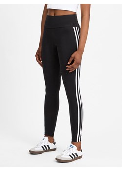 adidas Originals Damskie spodnie dresowe Kobiety Bawełna czarny jednolity ze sklepu vangraaf w kategorii Spodnie damskie - zdjęcie 174556007