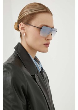 AllSaints okulary przeciwsłoneczne damskie kolor czarny ALS7002002135 ze sklepu ANSWEAR.com w kategorii Okulary przeciwsłoneczne damskie - zdjęcie 174556409