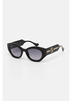 Gucci okulary przeciwsłoneczne damskie kolor czarny GG1553S ze sklepu ANSWEAR.com w kategorii Okulary przeciwsłoneczne damskie - zdjęcie 174556426