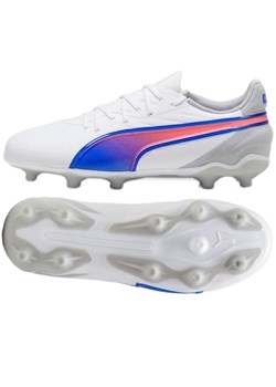 Buty Puma King Match FG/AG 108048 02 białe ze sklepu ButyModne.pl w kategorii Buty sportowe dziecięce - zdjęcie 174557939