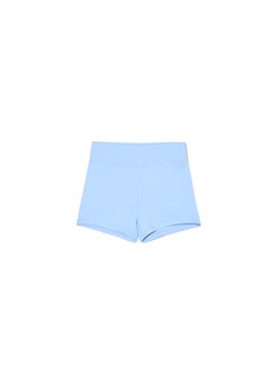 Cropp - Niebieskie spodenki z wysokim stanem - błękitny ze sklepu Cropp w kategorii Szorty - zdjęcie 174558865