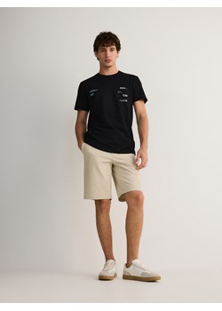 Reserved - T-shirt regular z nadrukiem - czarny ze sklepu Reserved w kategorii T-shirty męskie - zdjęcie 174559449