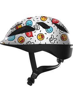 ABUS Kask rowerowy &quot;Smooty 2.0&quot; w kolorze białym ze wzorem ze sklepu Limango Polska w kategorii Czapki dziecięce - zdjęcie 174561058