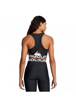 Damski top treningowy Under Armour Heatgear Rib Tank - czarny ze sklepu Sportstylestory.com w kategorii Bluzki damskie - zdjęcie 174562338