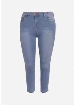 Niebieskie Jeansy Skinny z Efektem Push-Up Nevellia ze sklepu Born2be Odzież w kategorii Jeansy damskie - zdjęcie 174564258