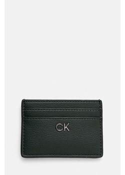 Calvin Klein portfel damski kolor zielony K60K612427 ze sklepu ANSWEAR.com w kategorii Portfele damskie - zdjęcie 174567705