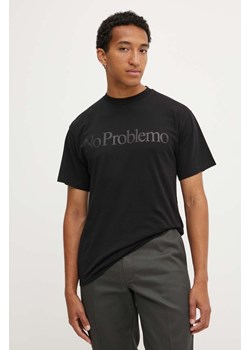 Aries t-shirt bawełniany kolor czarny z nadrukiem ze sklepu ANSWEAR.com w kategorii T-shirty męskie - zdjęcie 174572205