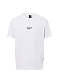 G-Star RAW Koszulka męska Mężczyźni Bawełna biały nadruk ze sklepu vangraaf w kategorii T-shirty męskie - zdjęcie 174572546