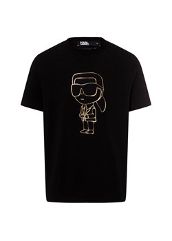 KARL LAGERFELD Koszulka męska Mężczyźni Bawełna czarny nadruk ze sklepu vangraaf w kategorii T-shirty męskie - zdjęcie 174572547