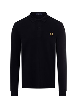 Fred Perry Męska koszulka polo Mężczyźni Bawełna granatowy jednolity ze sklepu vangraaf w kategorii T-shirty męskie - zdjęcie 174572548