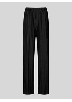 Spodnie materiałowe z szeroką nogawką i plisami model ‘TAHLIA’ ze sklepu Peek&Cloppenburg  w kategorii Spodnie damskie - zdjęcie 174572578