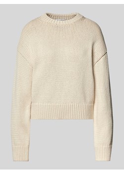 Sweter z dzianiny z obniżonymi ramionami ze sklepu Peek&Cloppenburg  w kategorii Swetry damskie - zdjęcie 174572978