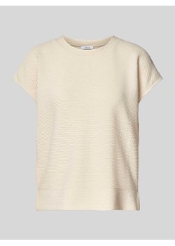 T-shirt z fakturowanym wzorem model ‘Gomke’ ze sklepu Peek&Cloppenburg  w kategorii Bluzki damskie - zdjęcie 174573206