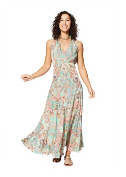 Aller Simplement Sukienka w kolorze turkusowym ze wzorem ze sklepu Limango Polska w kategorii Sukienki - zdjęcie 174573719
