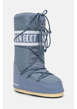 Moon Boot śniegowce MB ICON NYLON kolor niebieski 80D1400440 H004 ze sklepu PRM w kategorii Śniegowce damskie - zdjęcie 174574417