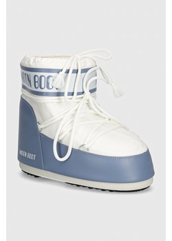 Moon Boot śniegowce MB ICON LOW NYLON kolor niebieski 80D1409340 HA06 ze sklepu PRM w kategorii Śniegowce damskie - zdjęcie 174574427