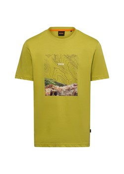 BOSS Orange Koszulka męska - Te_Forest Mężczyźni Bawełna groszkowy nadruk ze sklepu vangraaf w kategorii T-shirty męskie - zdjęcie 174575345