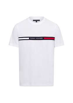 Tommy Hilfiger Koszulka męska Mężczyźni Bawełna biały jednolity ze sklepu vangraaf w kategorii T-shirty męskie - zdjęcie 174575358