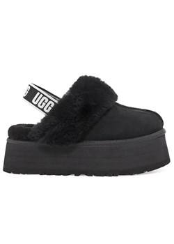 Buty Ugg W Funkette 1113474-BLK - czarne ze sklepu streetstyle24.pl w kategorii Klapki damskie - zdjęcie 174578029