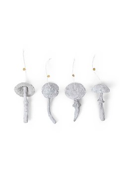 ferm LIVING zestaw ozdób świątecznych Mushroom Ornaments 4-pack ze sklepu ANSWEAR.com w kategorii Komplety biżuterii - zdjęcie 174578368