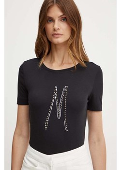 Marciano Guess t-shirt MILVA damski kolor czarny 4YGI28 6138A ze sklepu ANSWEAR.com w kategorii Bluzki damskie - zdjęcie 174579218