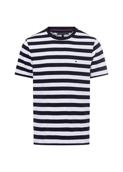 Tommy Hilfiger Koszulka męska Mężczyźni Bawełna biały w paski ze sklepu vangraaf w kategorii T-shirty męskie - zdjęcie 174579927