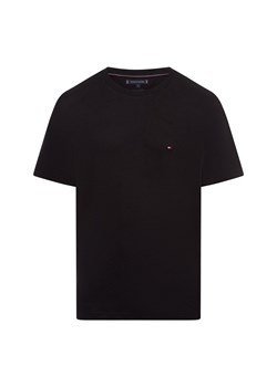 Tommy Hilfiger Koszulka męska Mężczyźni Bawełna czarny jednolity ze sklepu vangraaf w kategorii T-shirty męskie - zdjęcie 174579928