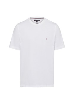 Tommy Hilfiger Koszulka męska Mężczyźni Bawełna biały jednolity ze sklepu vangraaf w kategorii T-shirty męskie - zdjęcie 174579929