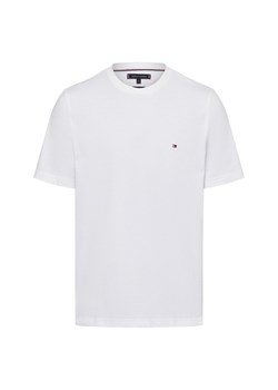 Tommy Hilfiger Koszulka męska Mężczyźni Bawełna biały jednolity ze sklepu vangraaf w kategorii T-shirty męskie - zdjęcie 174579929