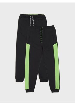 Sinsay - Spodnie 2 pack - czarny ze sklepu Sinsay w kategorii Spodnie chłopięce - zdjęcie 174580316