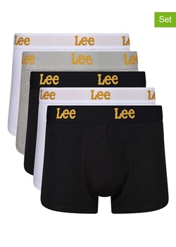 LEE Underwear Bokserki (5 par) &quot;Cannon&quot; w kolorze czarnym, białym i szarym ze sklepu Limango Polska w kategorii Majtki męskie - zdjęcie 174580875