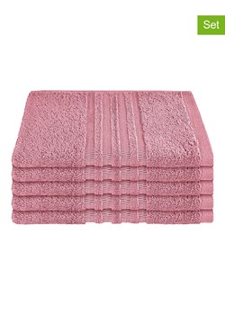 Schiesser Ręczniki (5 szt.) "Milano" w kolorze jasnoróżowym dla gości ze sklepu Limango Polska w kategorii Ręczniki - zdjęcie 174580915