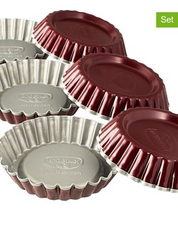 Dr. Oetker Foremki (12 szt.) &quot;Classic&quot; w kolorze szaro-czerwonym do tartaletek - Ø 10 cm ze sklepu Limango Polska w kategorii Akcesoria do pieczenia - zdjęcie 174581698