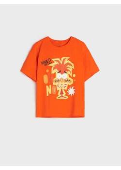 Sinsay - Bawełniana koszulka Disney - pomarańczowy ze sklepu Sinsay w kategorii T-shirty chłopięce - zdjęcie 174581927
