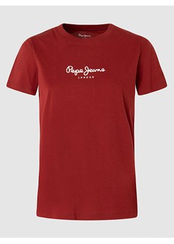 Pepe Jeans FOOTWEAR Koszulka w kolorze czerwonym ze sklepu Limango Polska w kategorii Bluzki damskie - zdjęcie 174582206