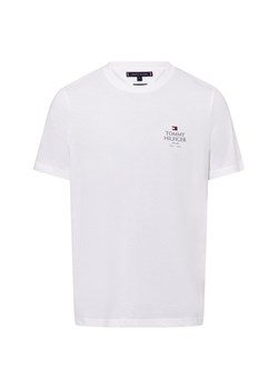 Tommy Hilfiger Koszulka męska Mężczyźni Bawełna biały nadruk ze sklepu vangraaf w kategorii T-shirty męskie - zdjęcie 174582645