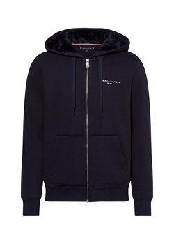 Tommy Hilfiger Bluza męska Mężczyźni Bawełna granatowy jednolity ze sklepu vangraaf w kategorii Bluzy męskie - zdjęcie 174582646